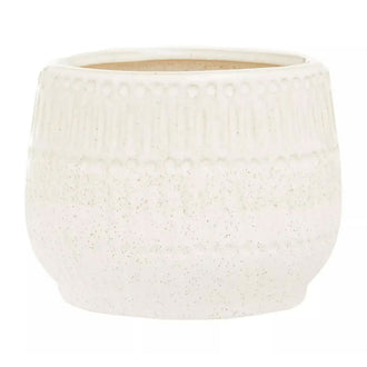 Ceramic Cream Planter - Planters, Vases & Bowls