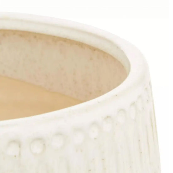 Ceramic Cream Planter - Planters, Vases & Bowls