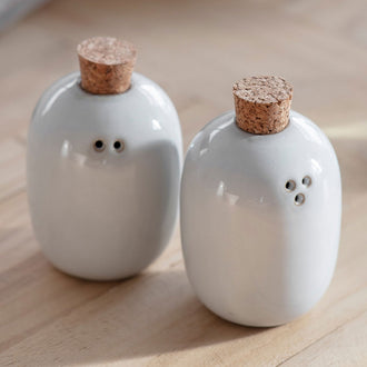 Ceramic Salt & Pepper Shaker Set