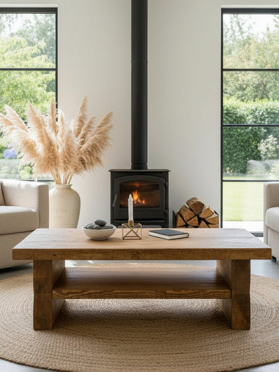 Chopwell Tall Coffee Table With Storage - Coffee Tables