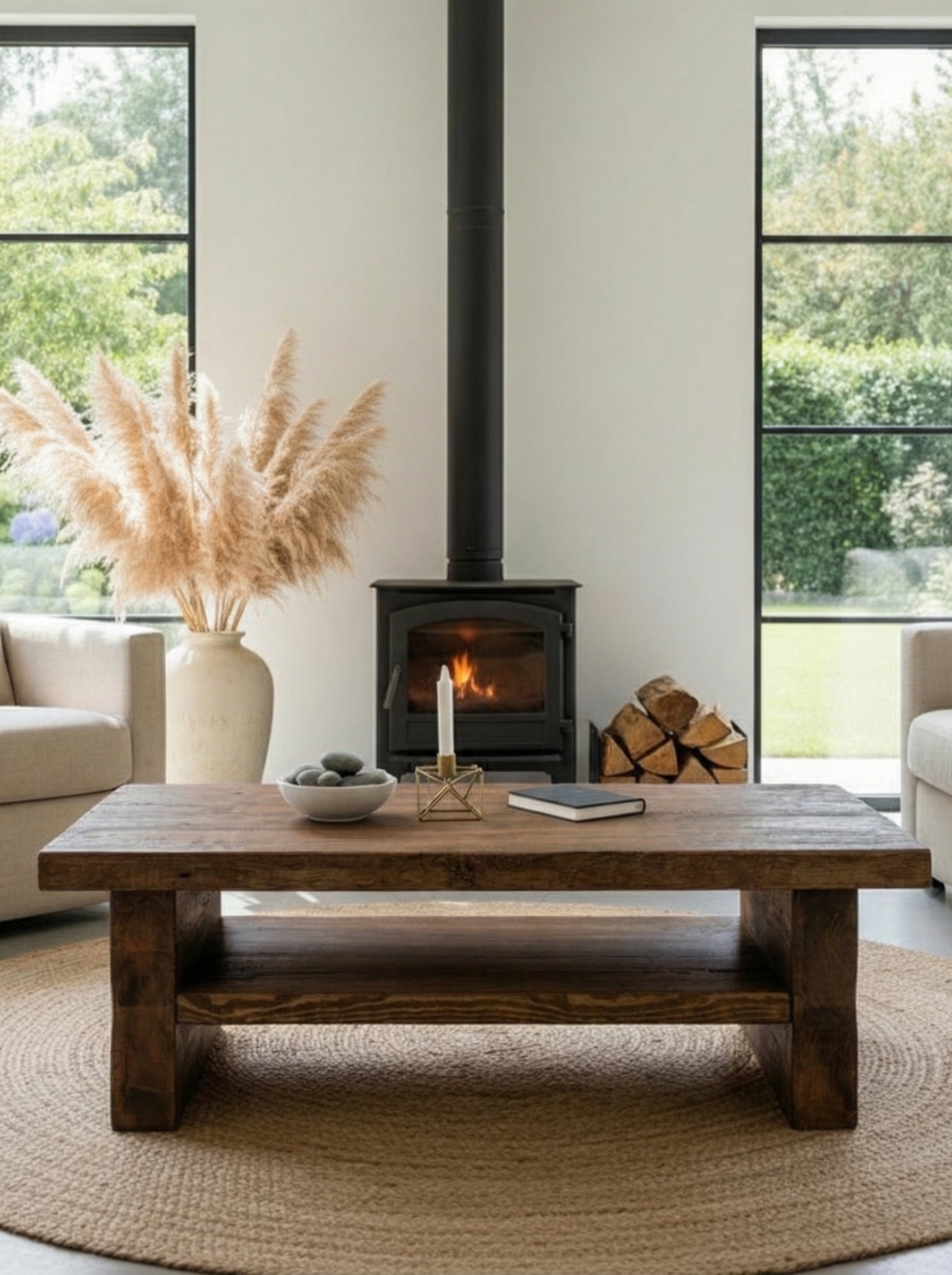 Chopwell Tall Coffee Table With Storage - Coffee Tables
