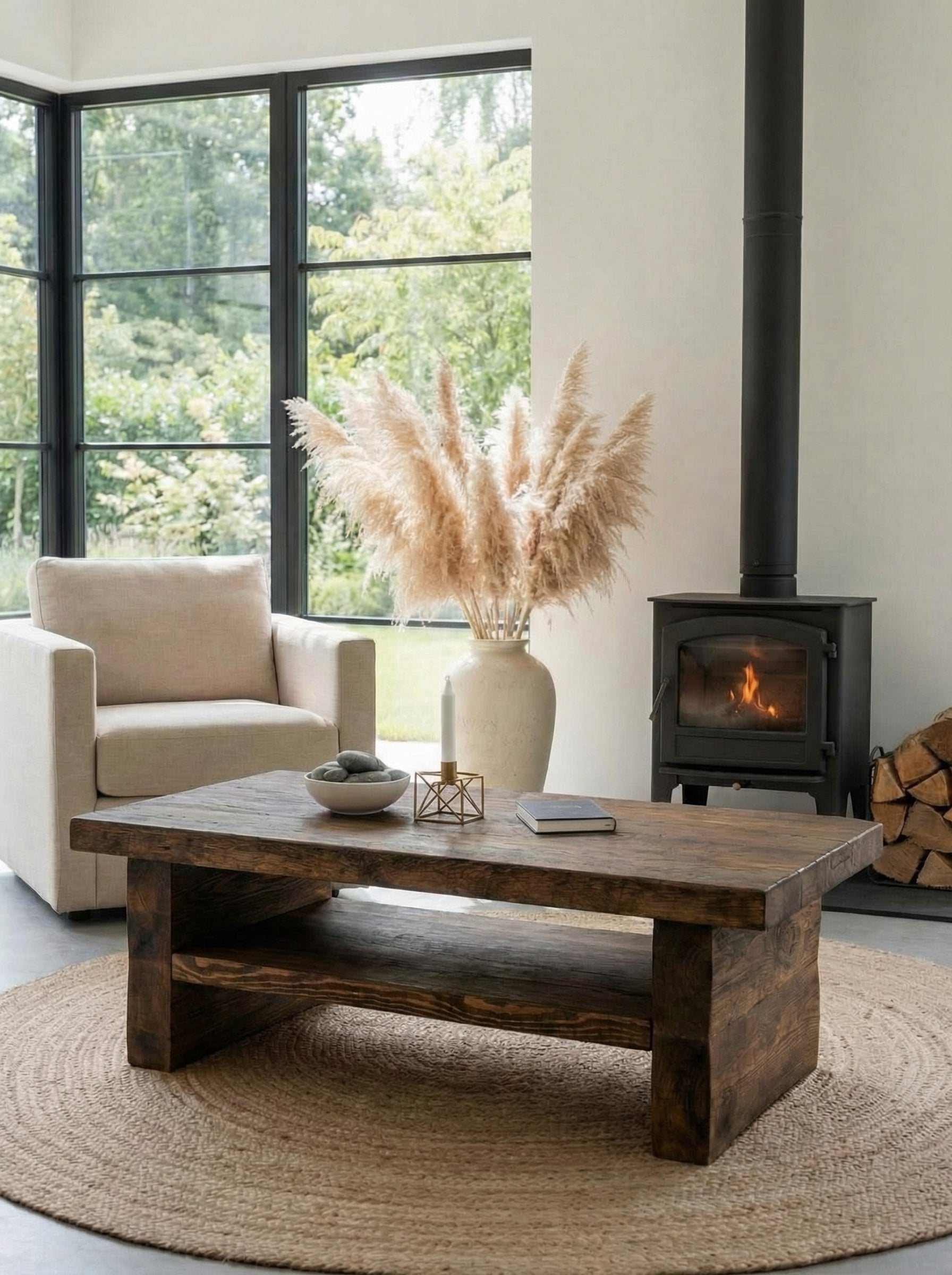 Chopwell Tall Coffee Table With Storage - Coffee Tables