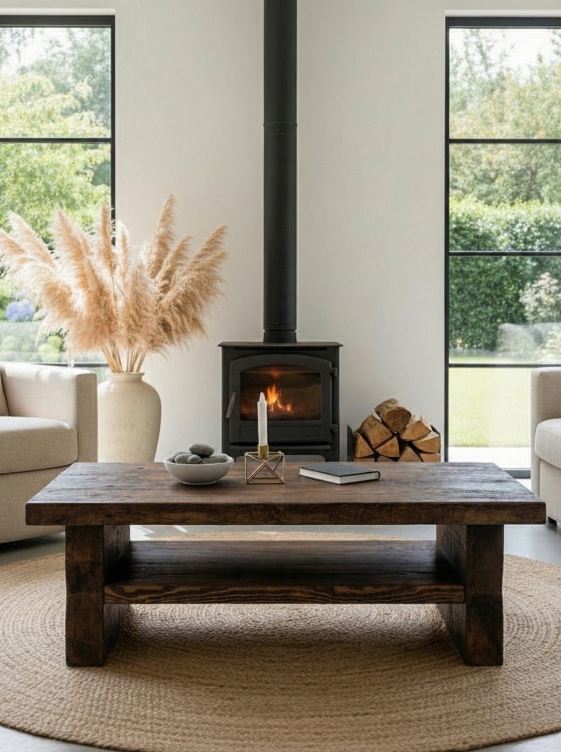 Chopwell Tall Coffee Table With Storage - Coffee Tables