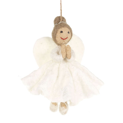 Christmas Angel Uriel Hanging Decoration - Christmas Decorations