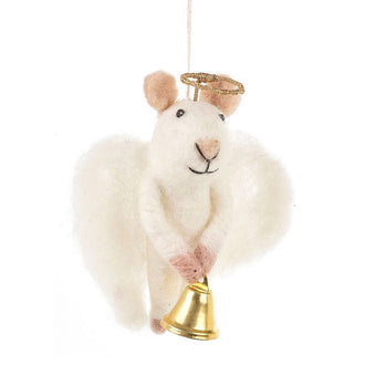 Christmas Angelica Mouse Hanging Decoration - Christmas Decorations