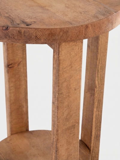 Cleadon Round Bedside Table - Bedside Tables