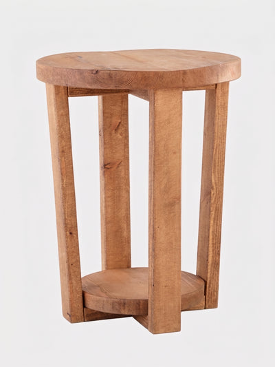 Cleadon Round Bedside Table - Bedside Tables