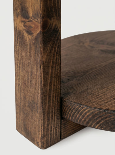 Cleadon Round Bedside Table - Bedside Tables