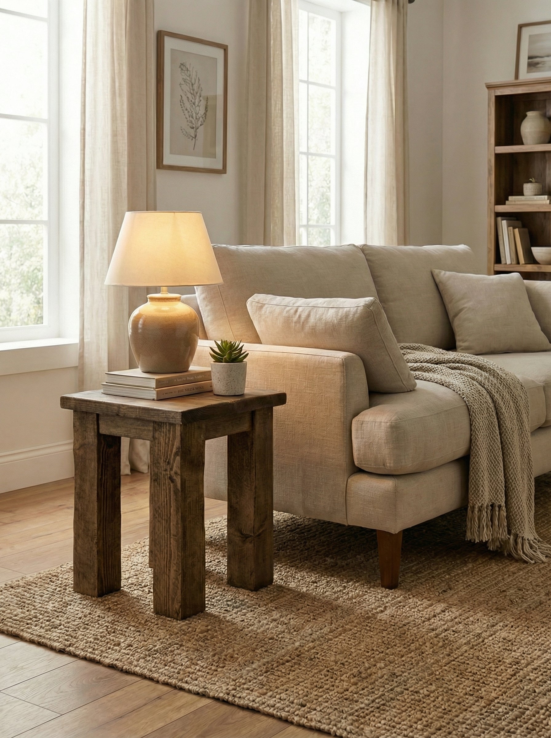 Coleridge Side Table Without Shelf - Side Tables