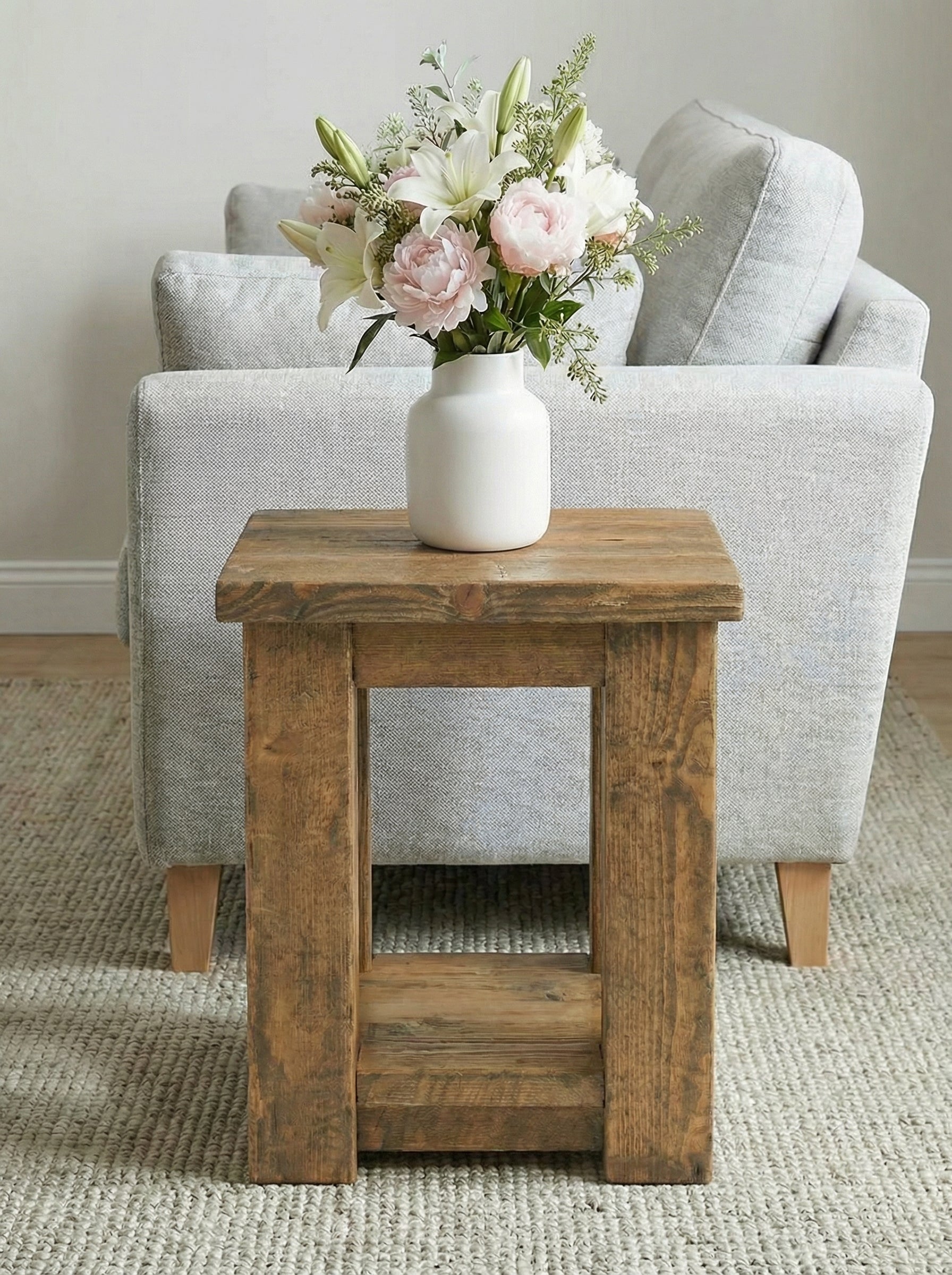 Coleridge Side Table With Shelf - Side Tables