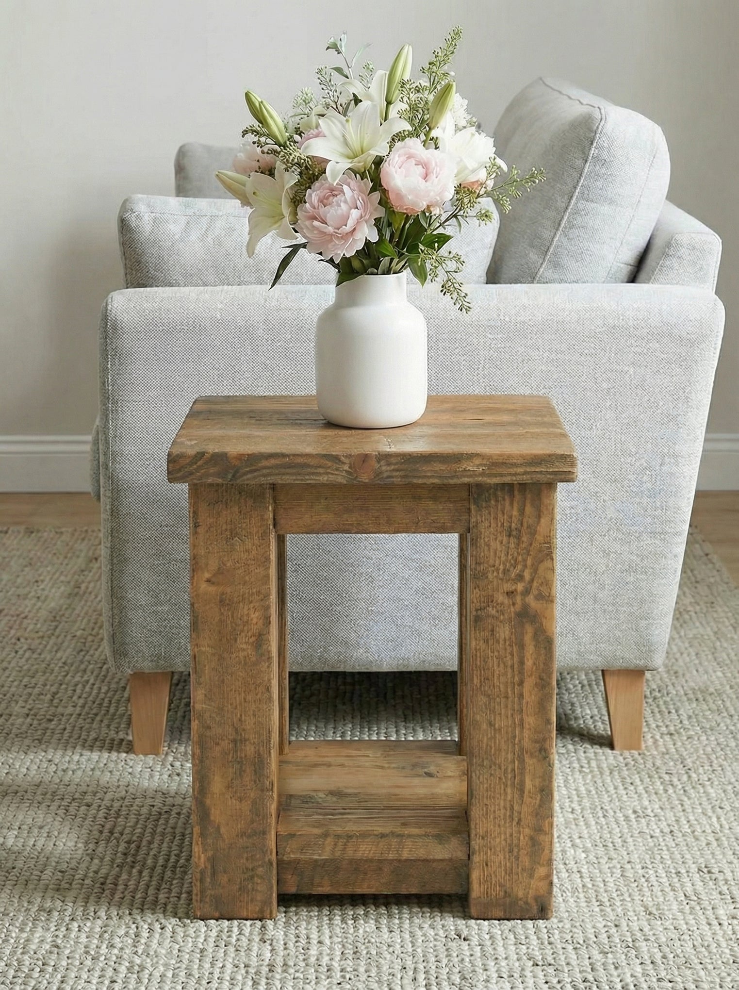 Coleridge Side Table With Shelf - Side Tables