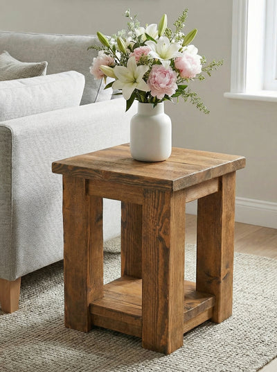 Coleridge Side Table With Shelf - Side Tables