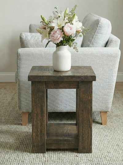 Coleridge Side Table With Shelf - Side Tables