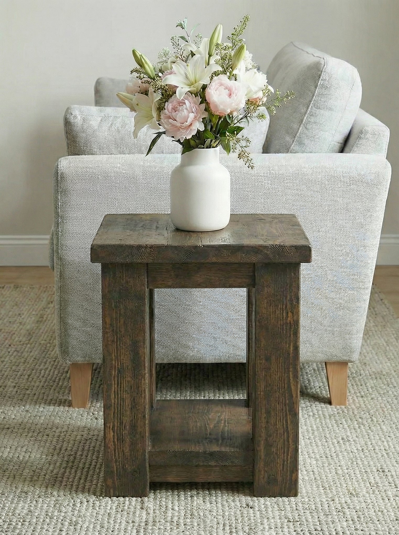 Coleridge Side Table With Shelf - Side Tables