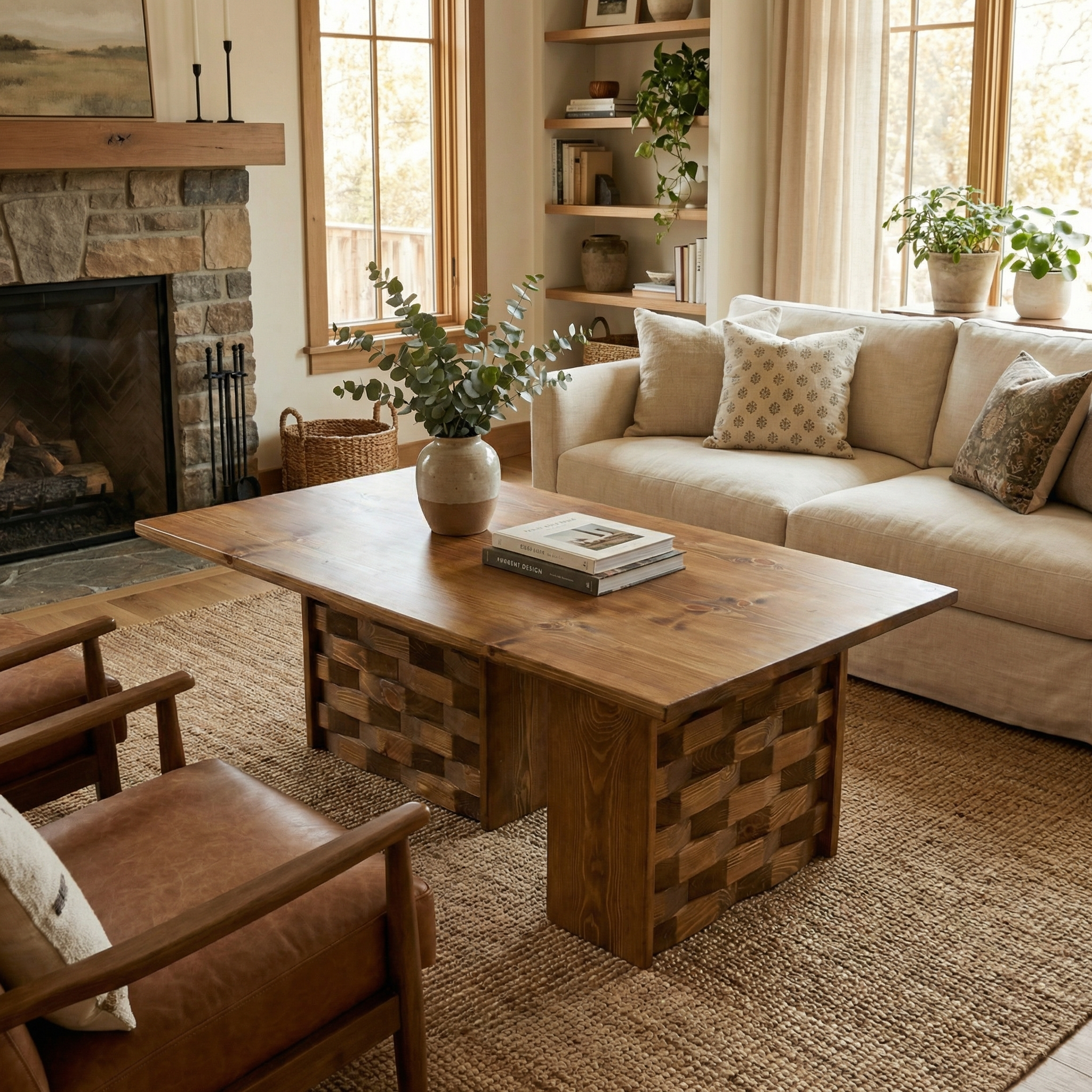 Corbridge Two Column Coffee Table