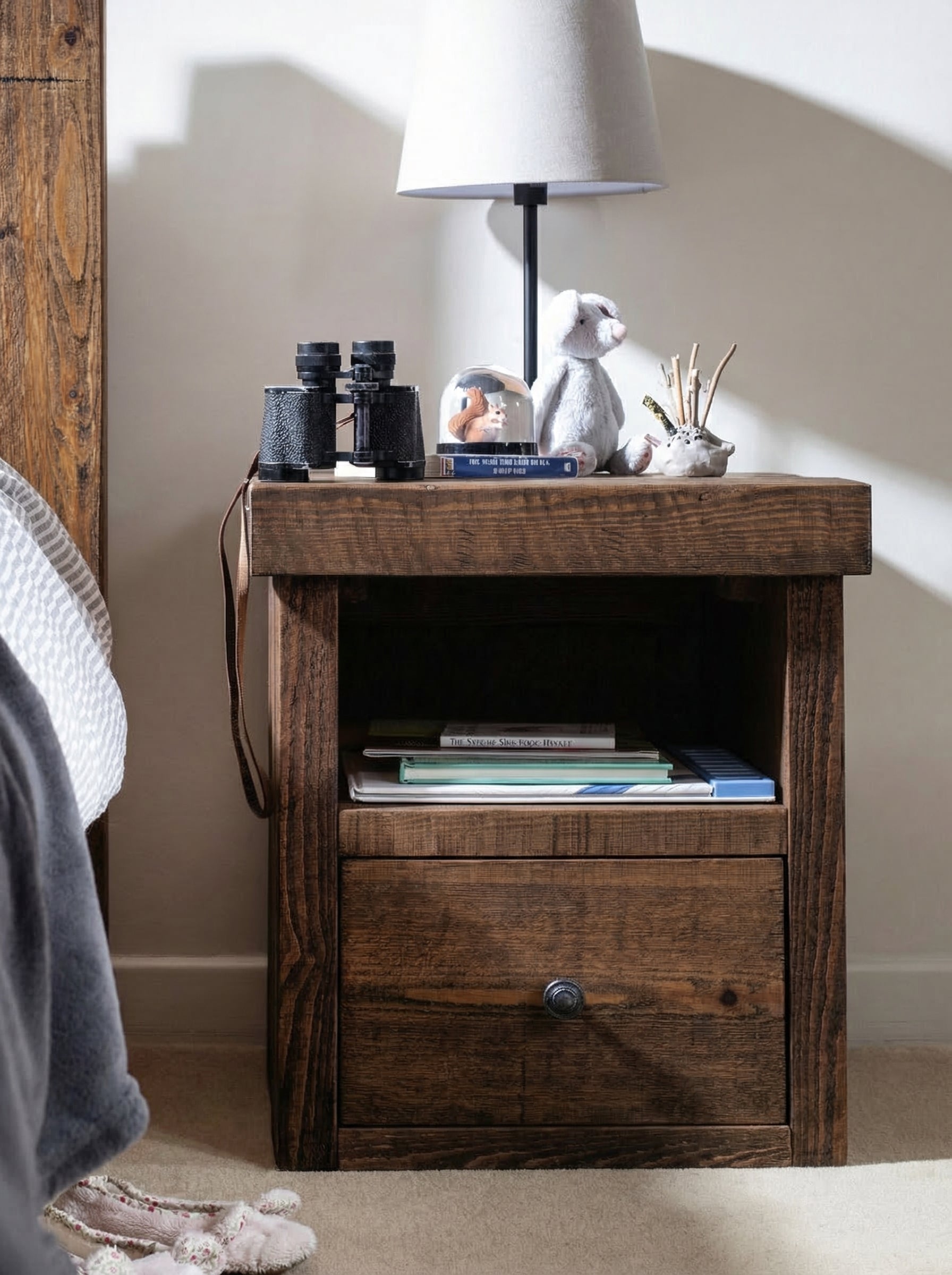 Derwent 1 Drawer Bedside Table - Bedside Tables