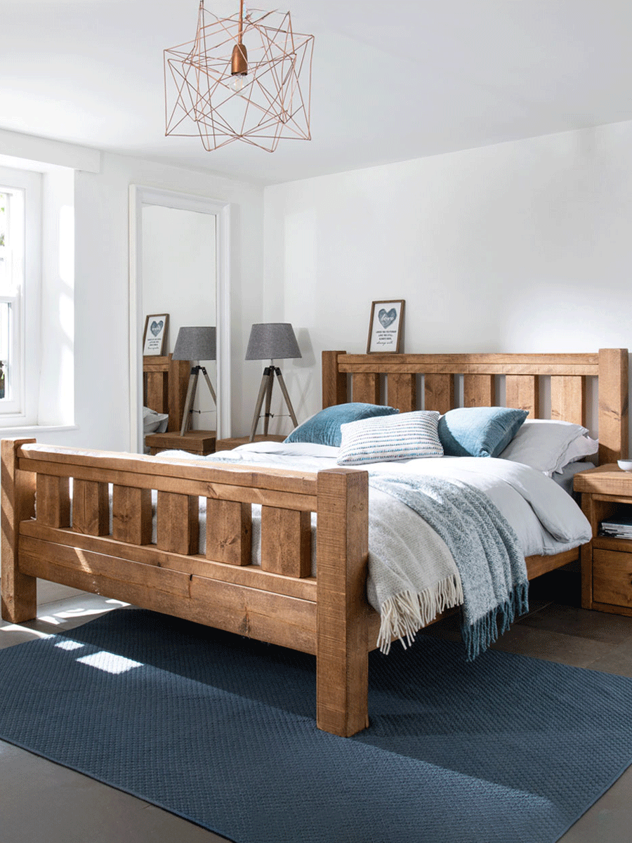Derwent Bed Frame With Footboard - Bed Frames