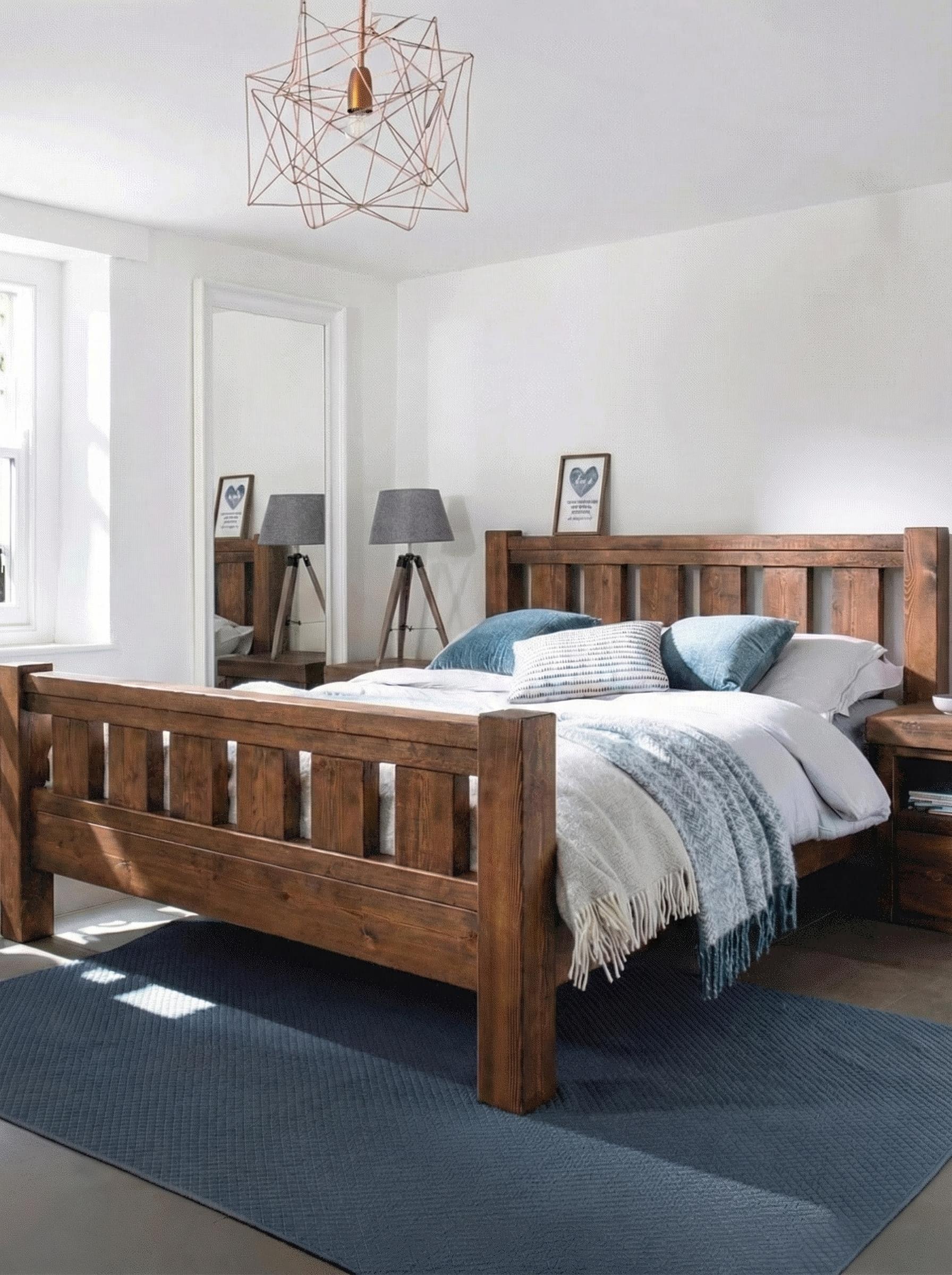 Derwent Bed Frame With Footboard - Bed Frames