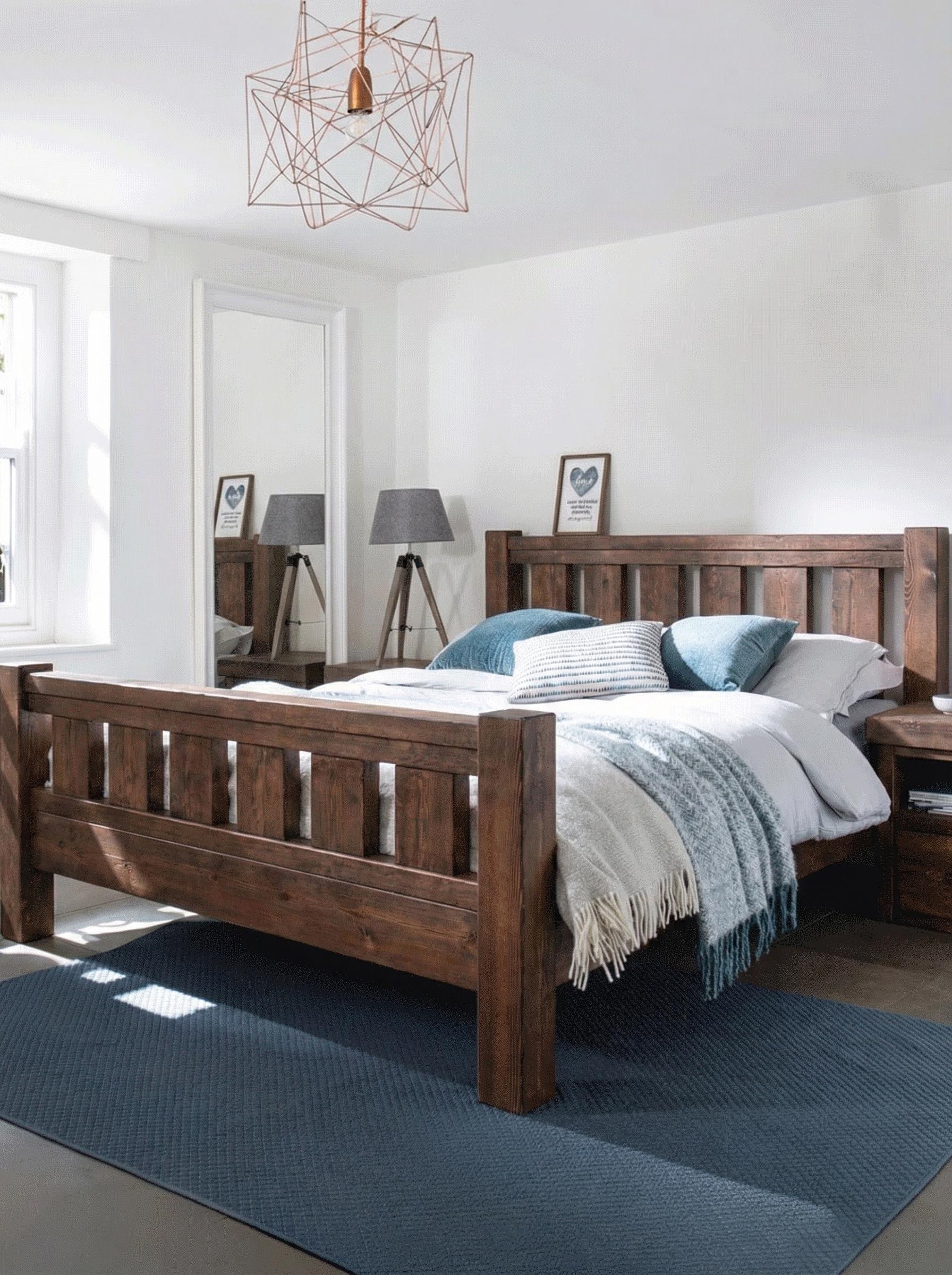 Derwent Bed Frame With Footboard - Bed Frames