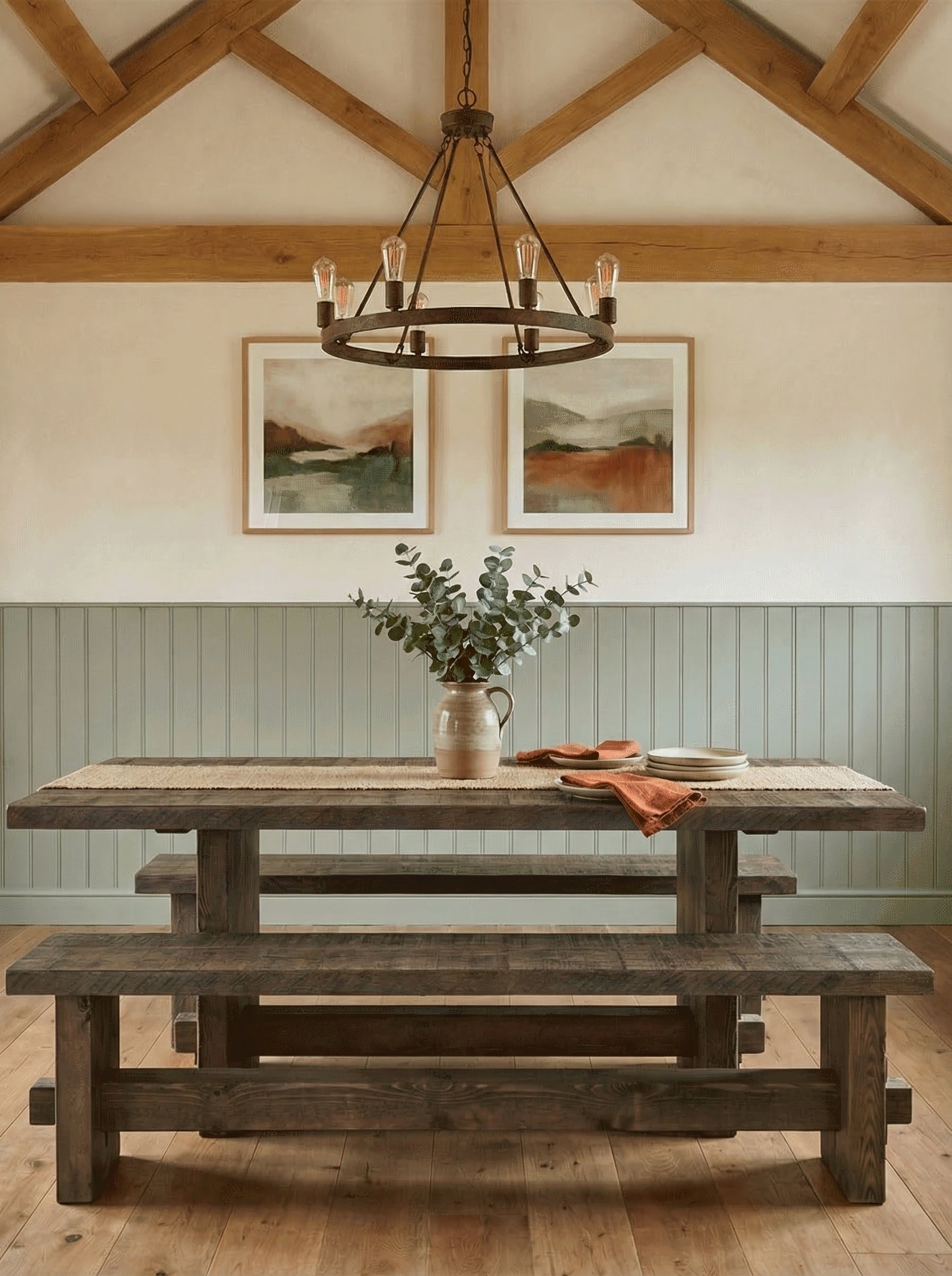 Derwent Dining Table and Benches - Dining Table and Benches Sets