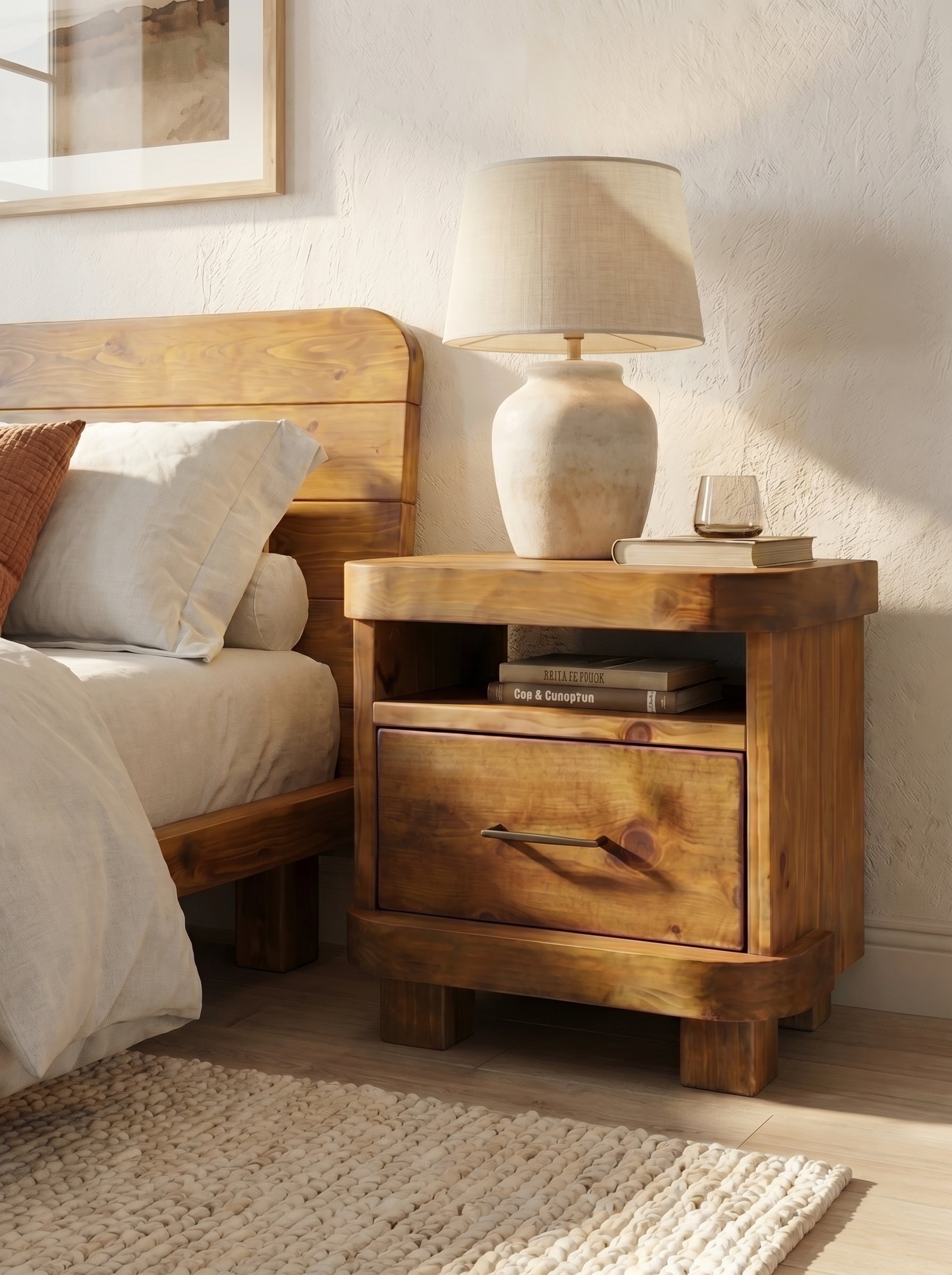 Eskdale Bedside Table - Bedside Tables