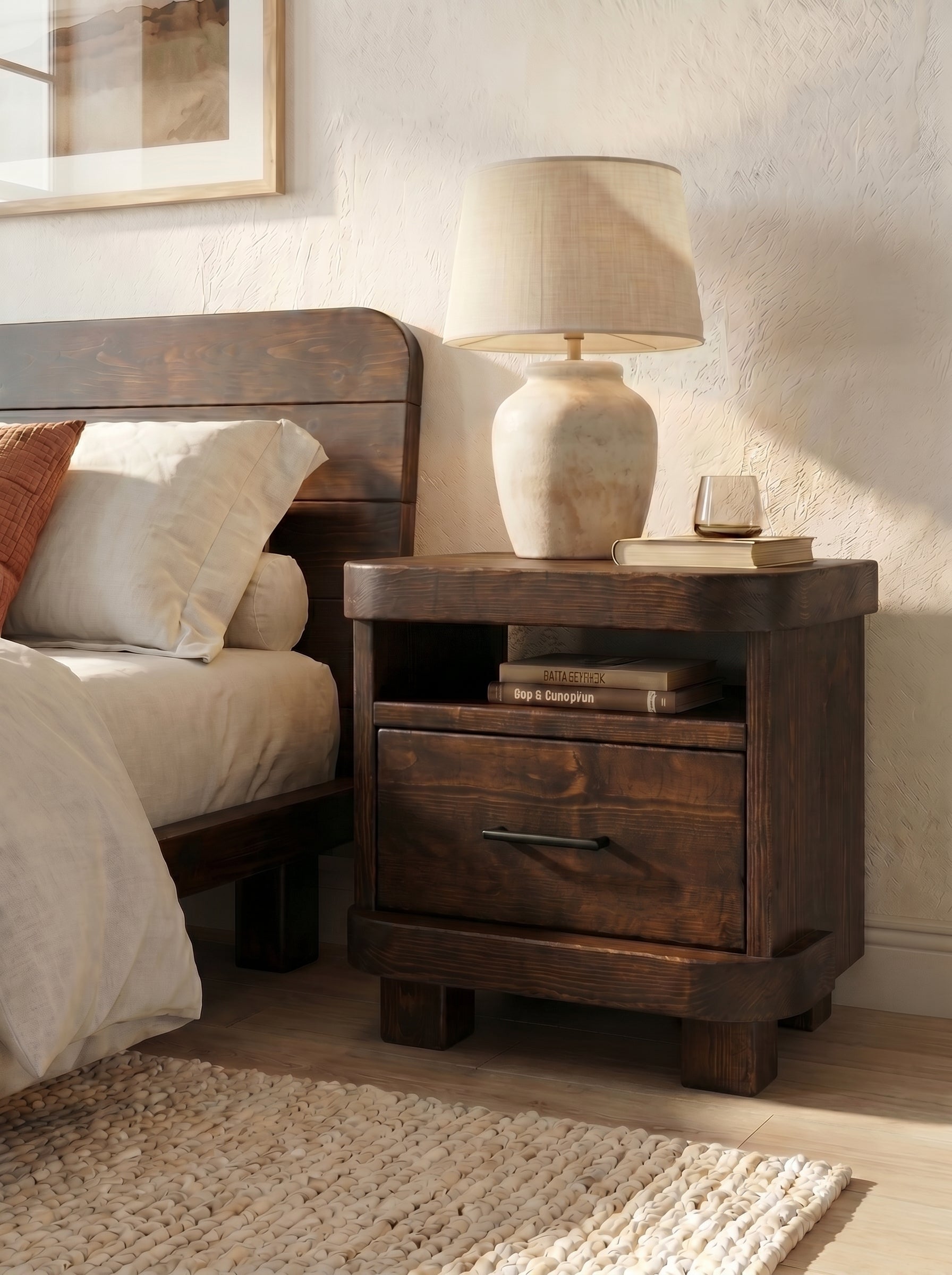 Eskdale Bedside Table - Bedside Tables