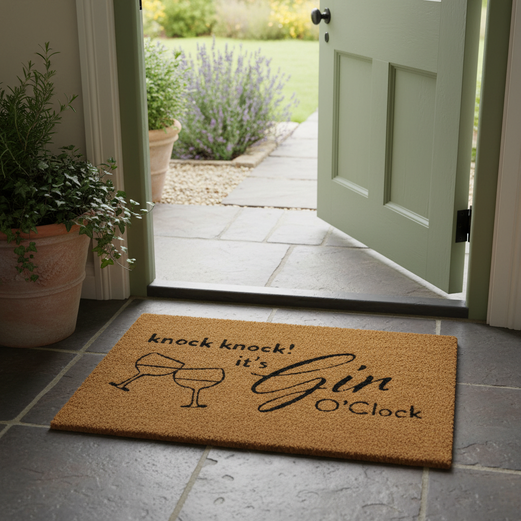 Gin Doormat - Door Stops, Door Signs & Door Mats