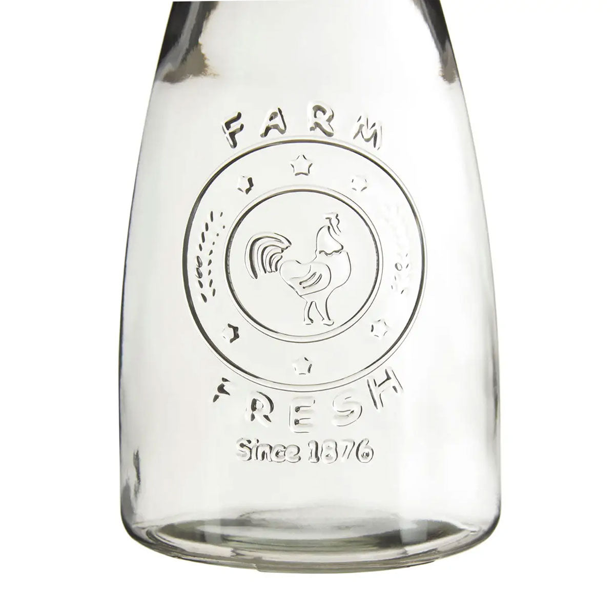 Glass Embossed Carafe - Tableware & Entertaining