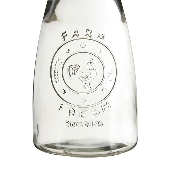 Glass Embossed Carafe - Tableware & Entertaining