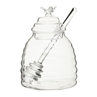 Glass Honey Jar With Dipper - 