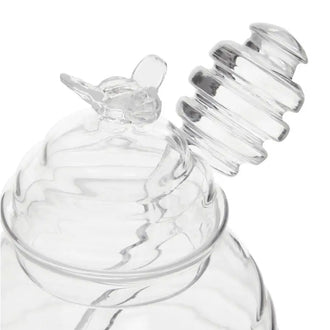 Glass Honey Jar With Dipper