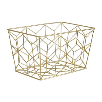 Gold Metal Storage Box - Storage