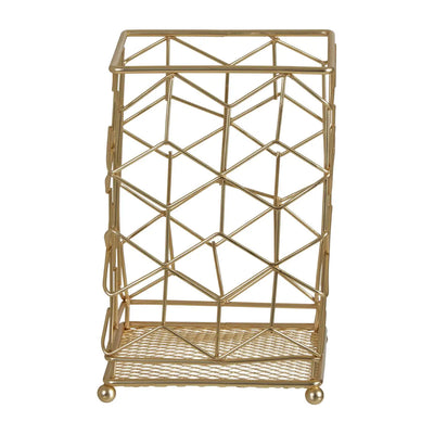Gold Metal Utensil Holder - Kitchenware