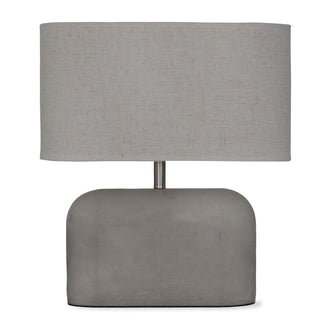 Grey Concrete Table Lamp - Lighting