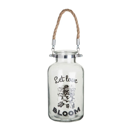 Hanging Glass Lantern - Fragrances & Candles