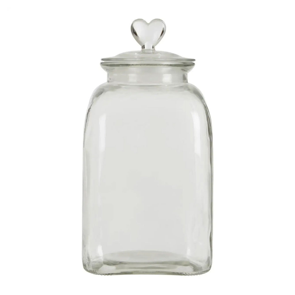 Loves Me Glass Storage Jar Large