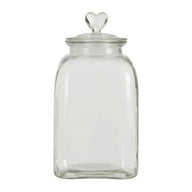 Loves Me Glass Storage Jar - Large - Storage