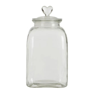 Loves Me Glass Storage Jar - Large - Storage