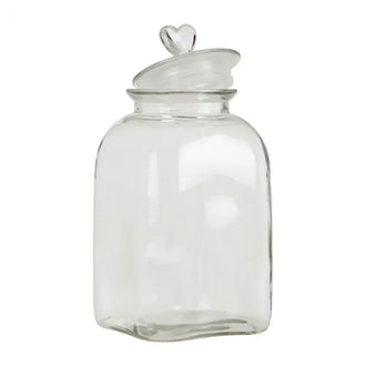 Loves Me Glass Storage Jar - Large