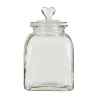 Loves Me Glass Storage Jar - Medium