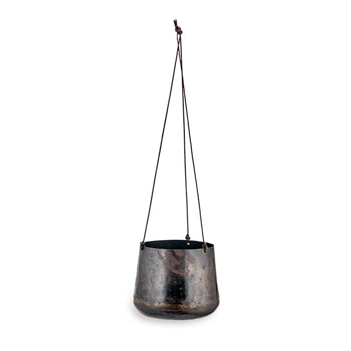 Rustic Iron Hanging Planter - Planters