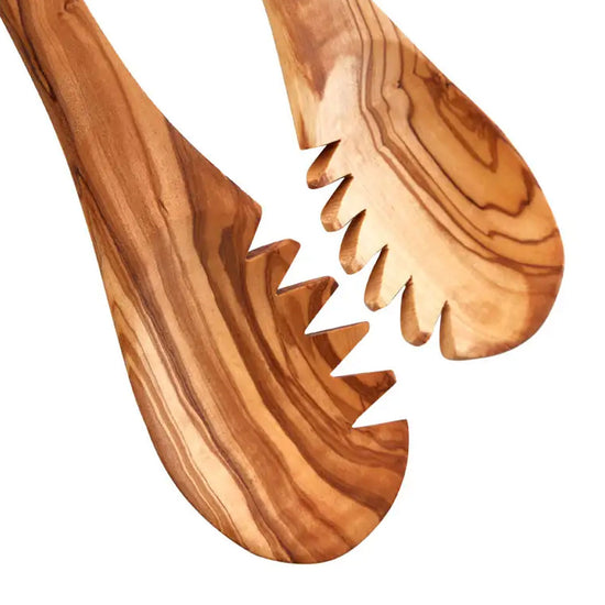 Olive Wood Salad Servers - Tableware & Entertaining