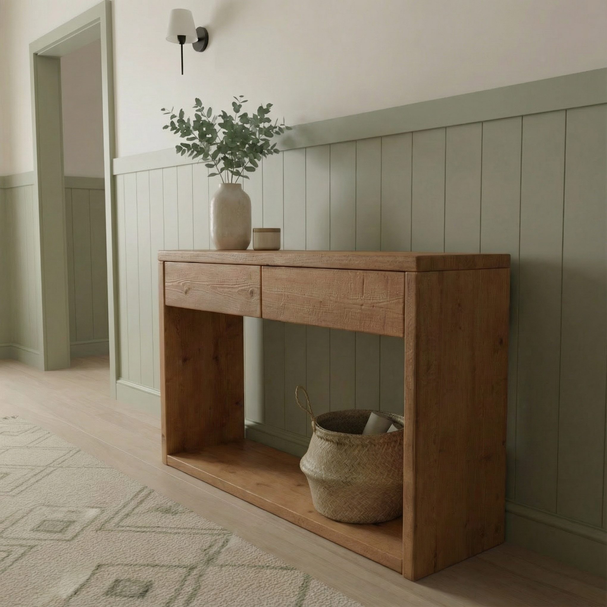 Small Console Table With Drawers | Pandon Small Console Table