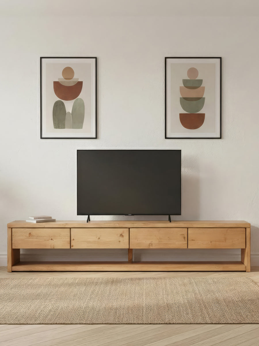 Pandon TV Stand 4 Drawers And Storage - TV Stands