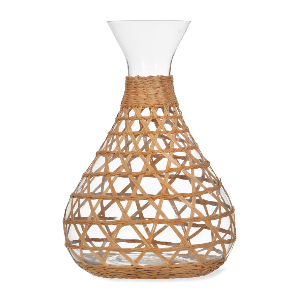 Rattan Glass Carafe