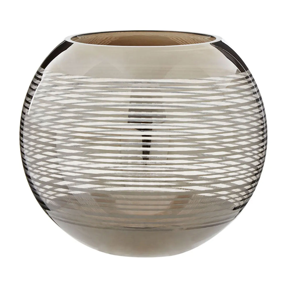 Round Metallic Vase