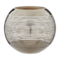 Round Metallic Vase