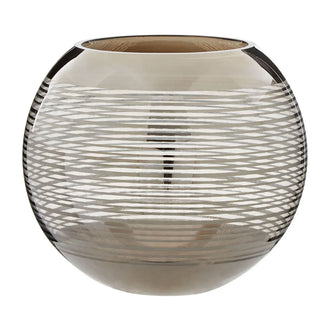 Round Metallic Vase