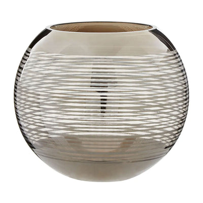 Round Metallic Vase