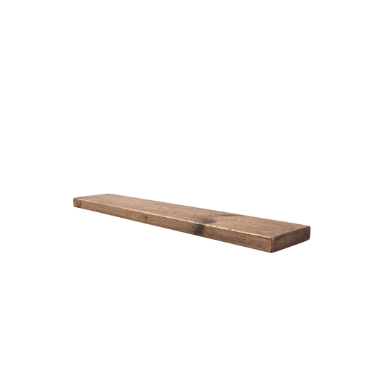 Rustic Floating Shelf 14.5cm x 3.5cm - Smoke Pine